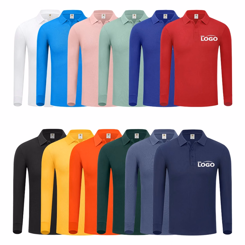 POLO Long Shirt Cultural T-Shirt Community Uniform MOQ 50PCS