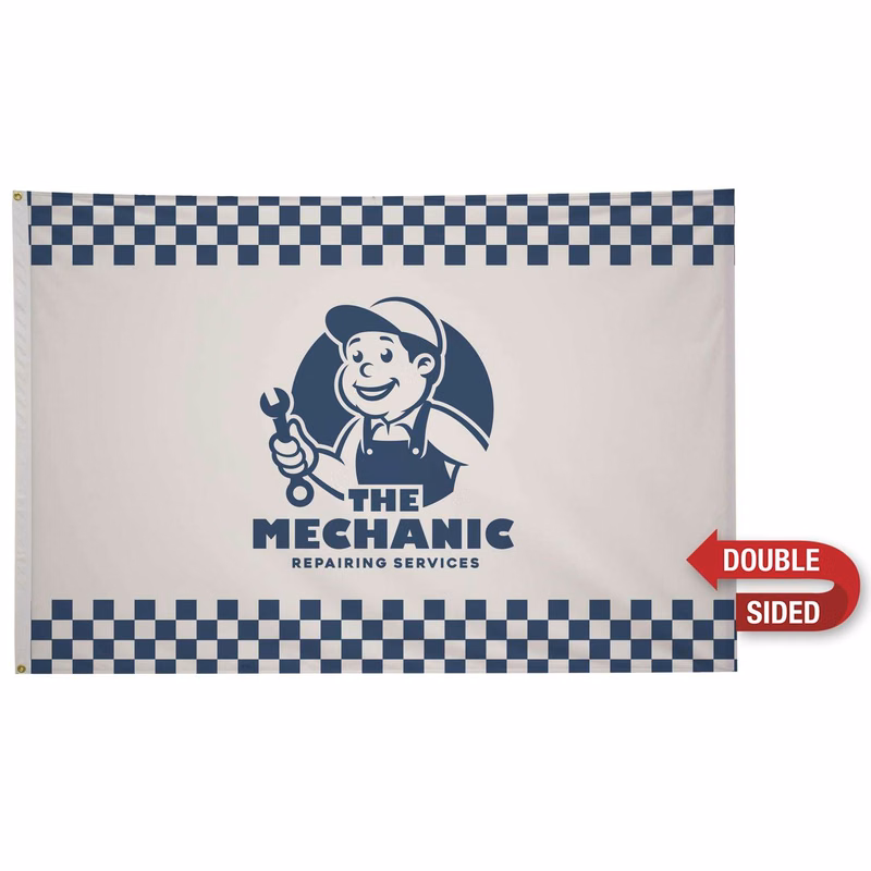 4' x 6' Nylon Flag Double-Sided