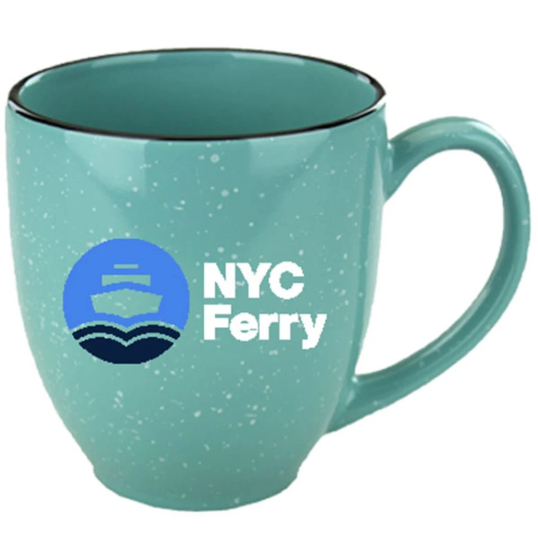 15 Oz Santa Fe Bistro Mug - Aqua 1