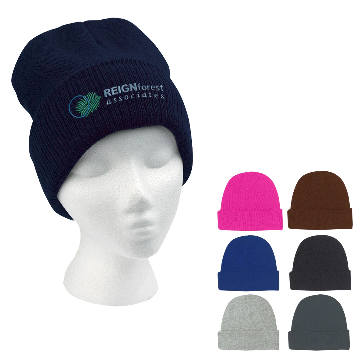 KNIT BEANIE WITH CUFF 1