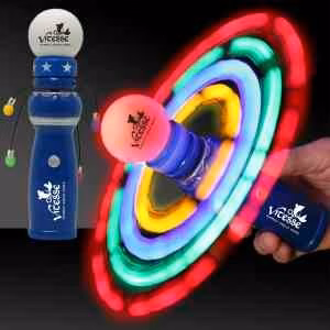 LED Light Up Glow Galaxy Spinner Wand