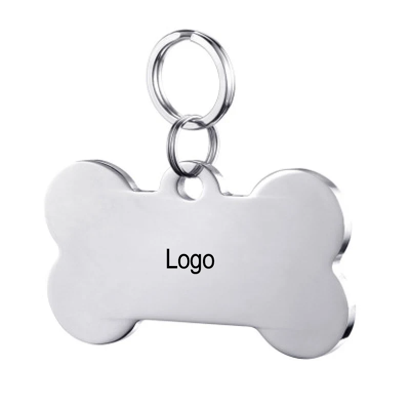 Bone Shaped Dog Collar ID Tag 1