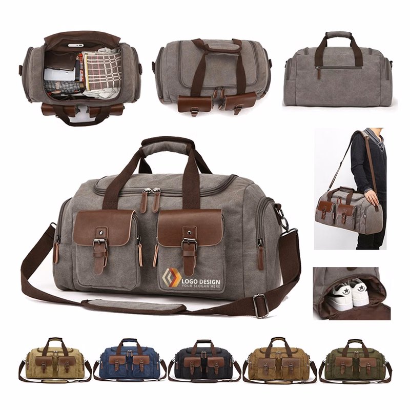 Large-capacity Wear-resistant Canvas Travel Bag