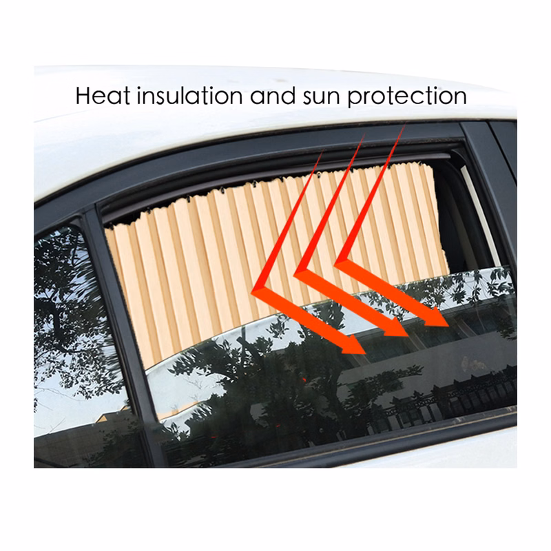 MOQ50 Track-Mounted Sunshade Curtain For Cars