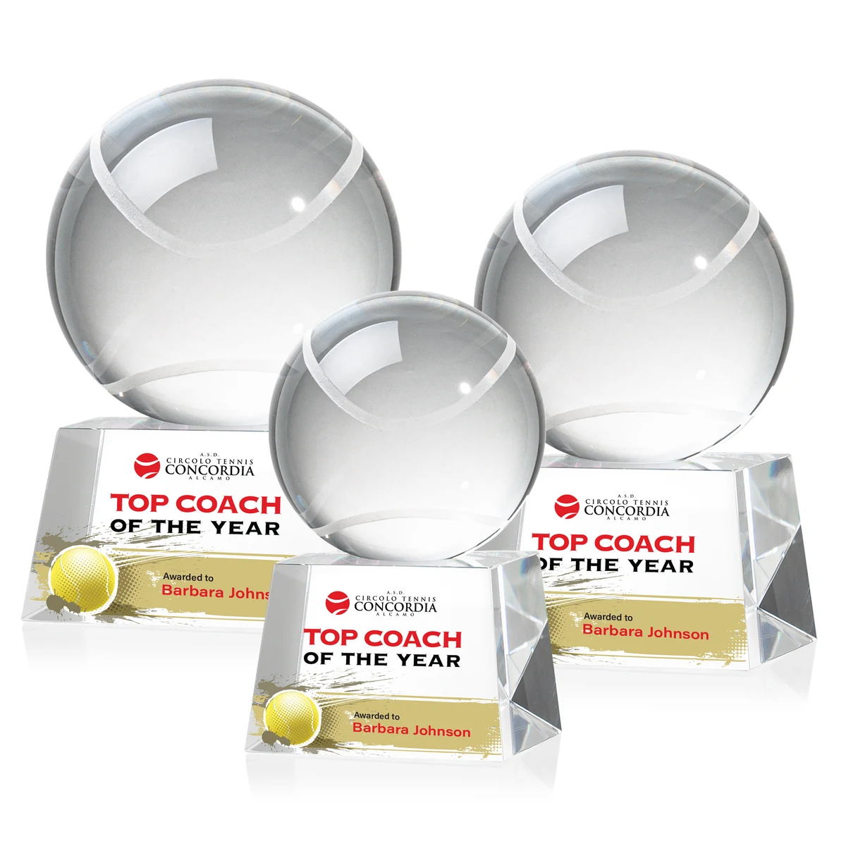 Tennis Ball VividPrint™ Award on Robson 1