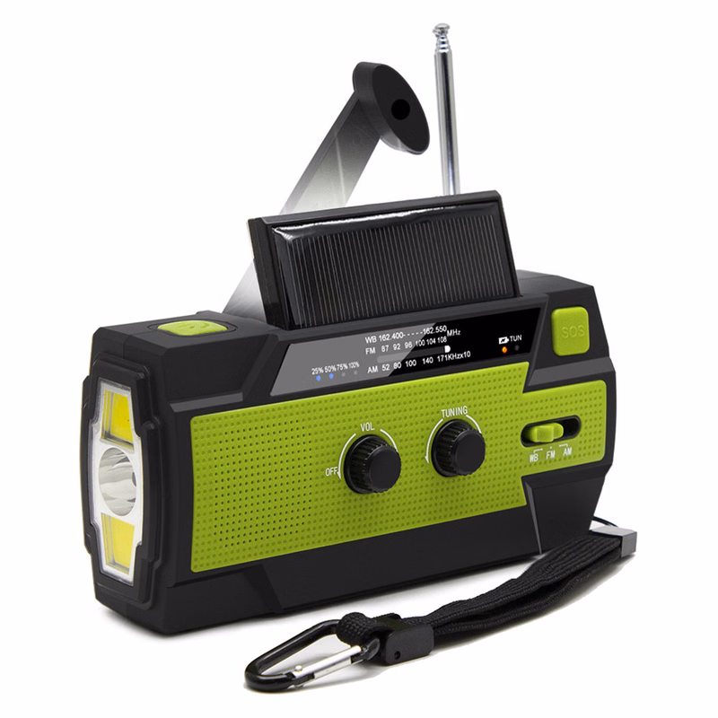 Solar Crank NOAA Weather Survival Radio