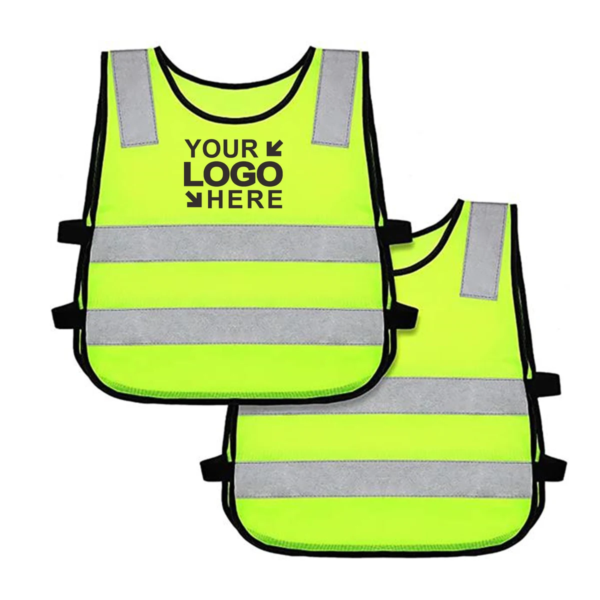 MOQ50Pcs High Visibility Reflective Safety Vest For Kids 1