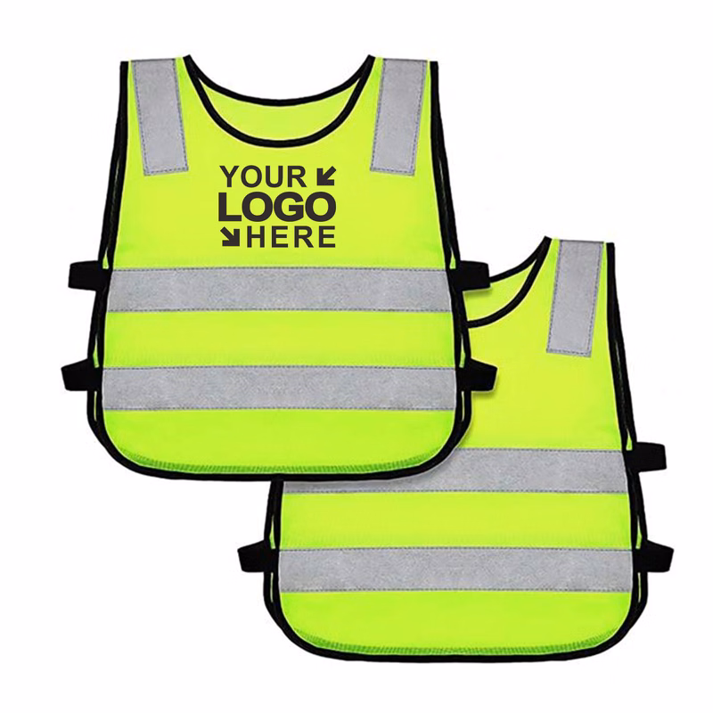 MOQ50Pcs High Visibility Reflective Safety Vest For Kids