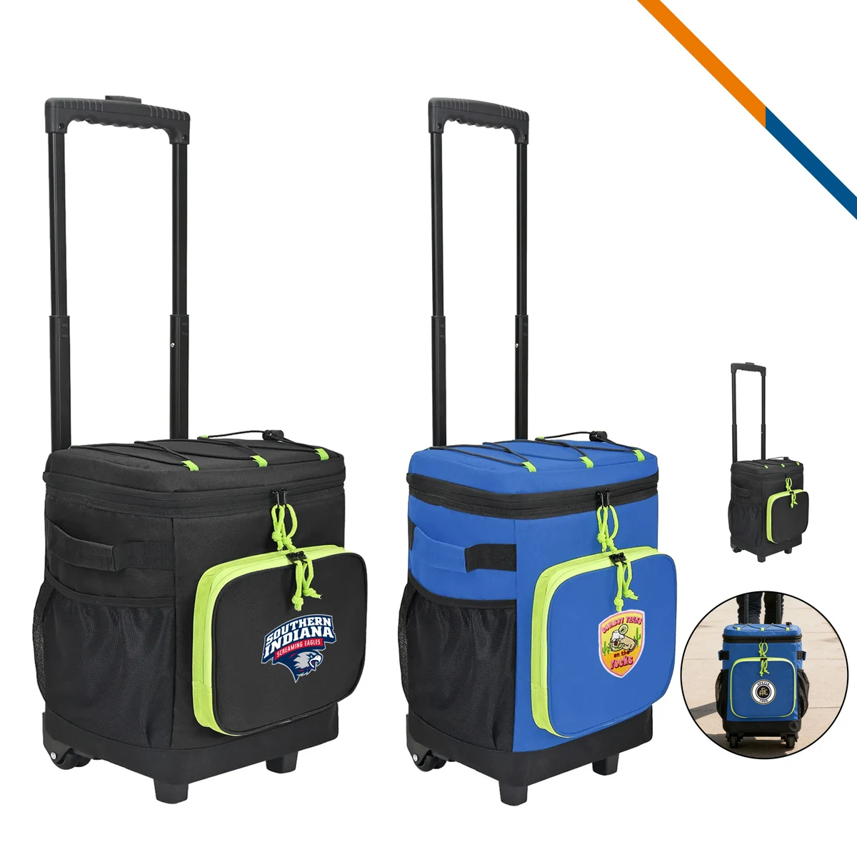 CoolRover Collapsible Rolling Cooler Bag 1