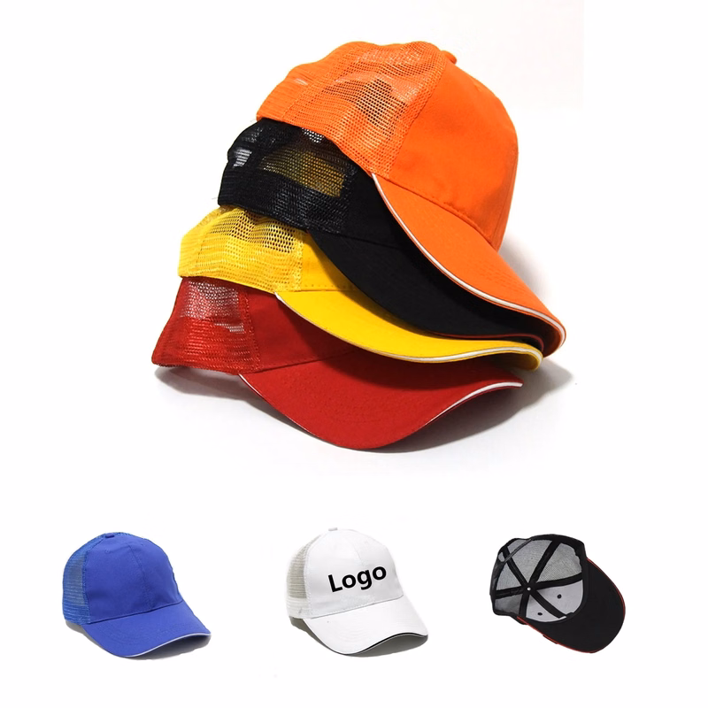 6 Panel Cotton Baseball Cap MOQ 100 PCS