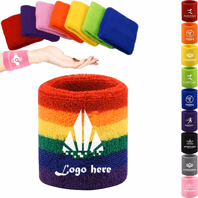 MOQ 20pcs Embroidered Wristband