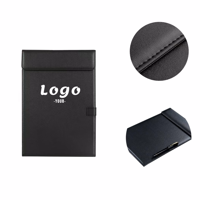 PU Leather Conference Clipboard Mat for Offices