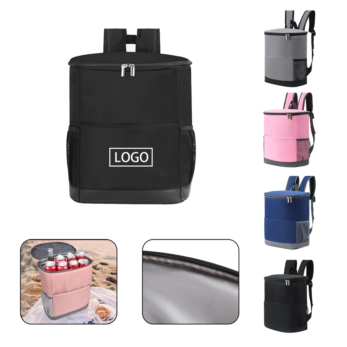 MOQ:1pc Insulated Backpack Cooler 1