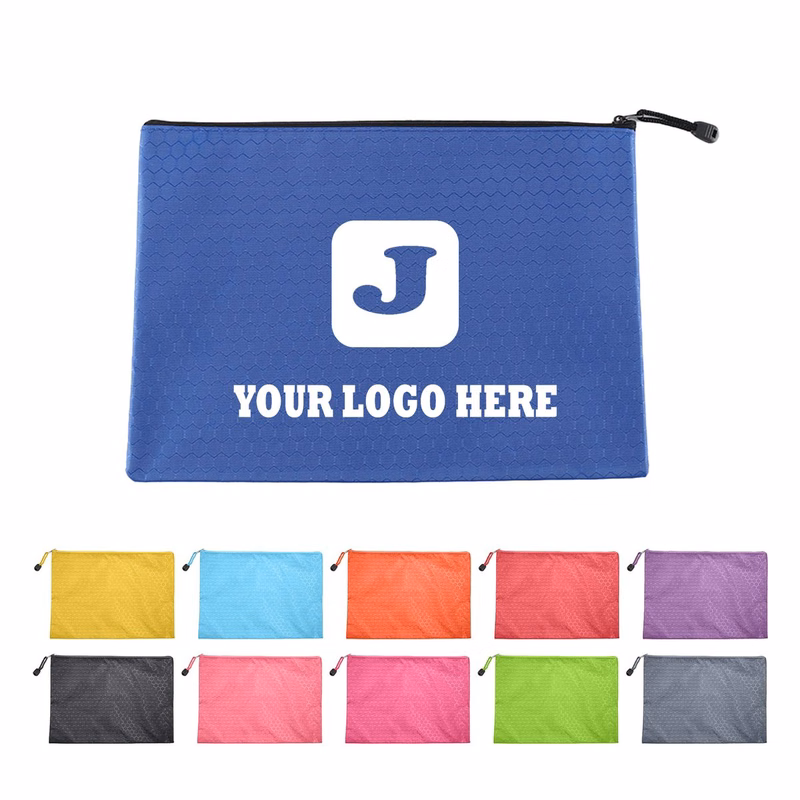 A4 Waterproof Oxford Zipper File Bag