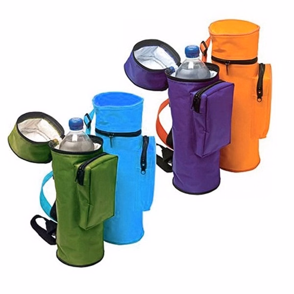 Promotional Durable Zippered Bottle Cooler Bag