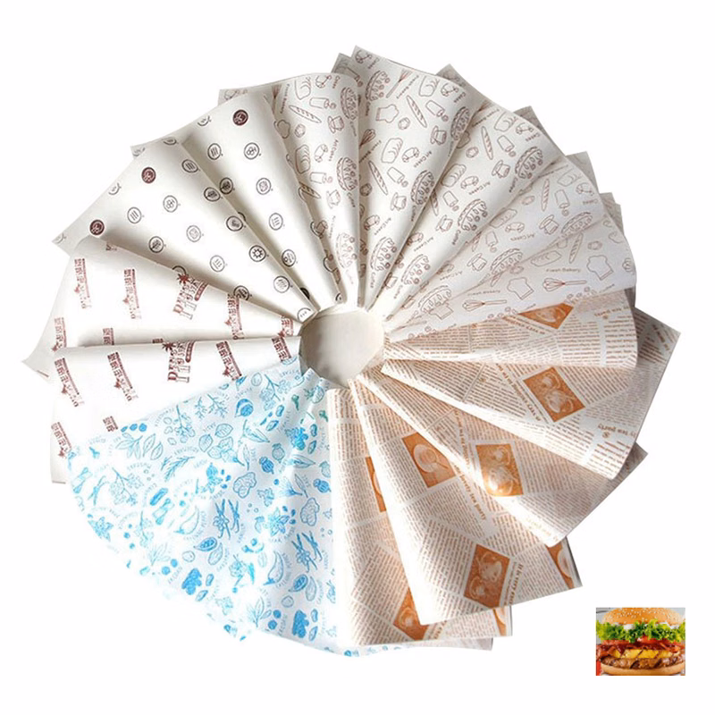 Oil Resistant Hamburger Wrapper