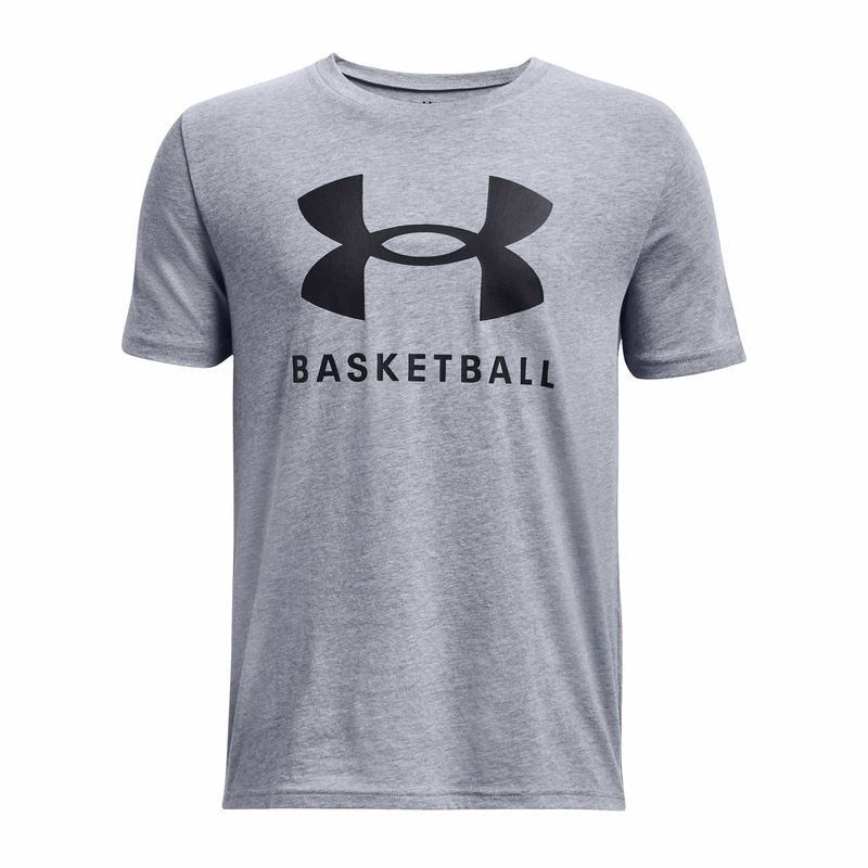 Boys' UA Basketball Icon Logo Short Sleeve 