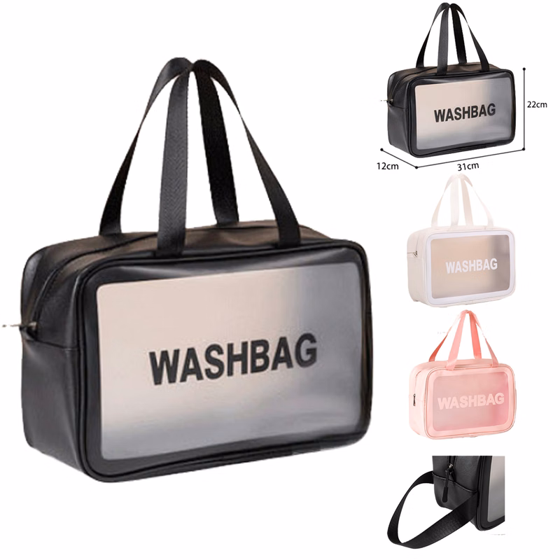 Portable Rectangle Cosmetic Bag for Women