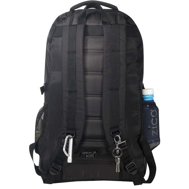 Outdoor Computer Backpack with Leather-Like Trim 1