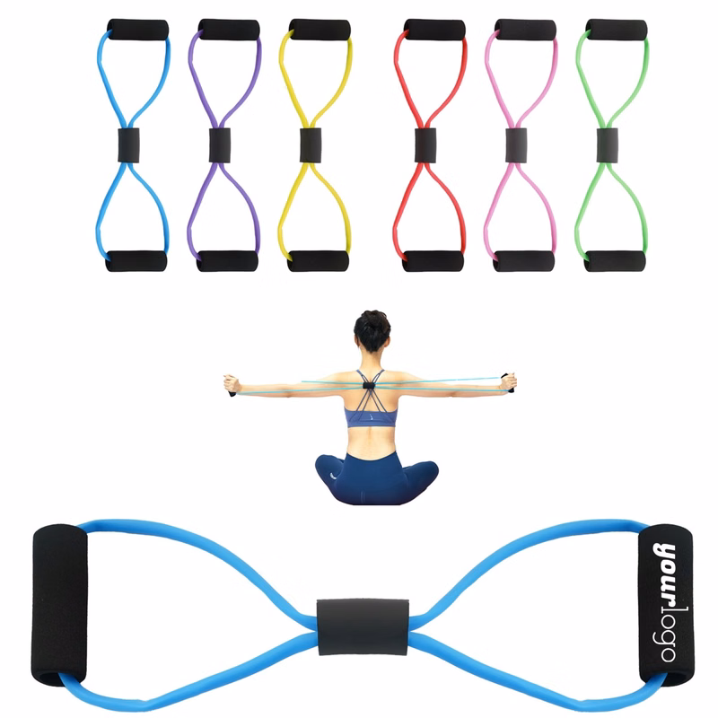 Exercise Chest Expander Figure 8 Resistance Fitness Band