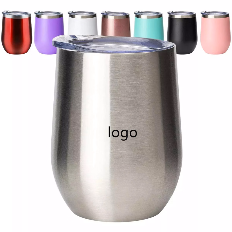 12oz Double Wall Vacuum Insulated Cup Tumbler With Lid