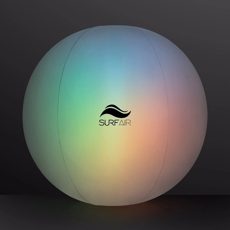 LED Jumbo Inflatable Glow Ball - 20" Diameter