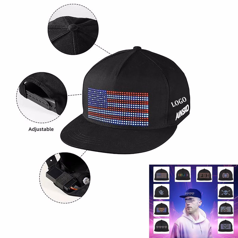 LED Animation Display Baseball Cap