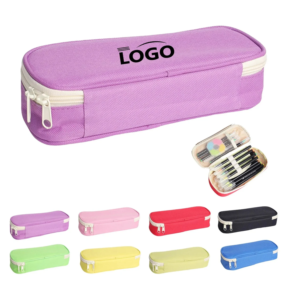 Zipper Pencil Case Storage Pouch 1