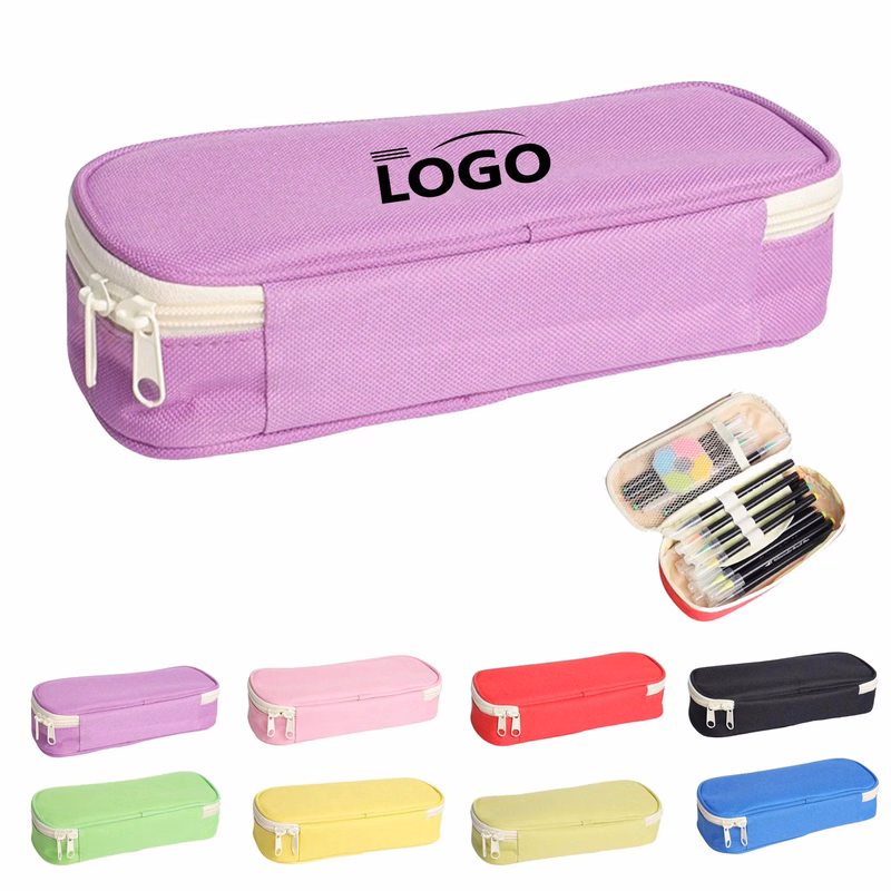 Zipper Pencil Case Storage Pouch