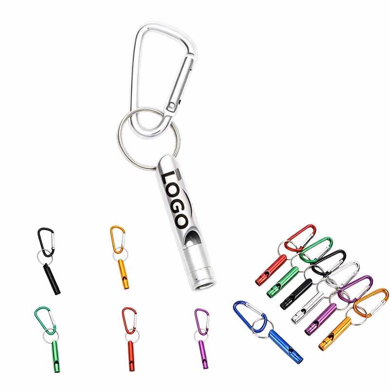 Aluminum Alloy Whistle Carabiner