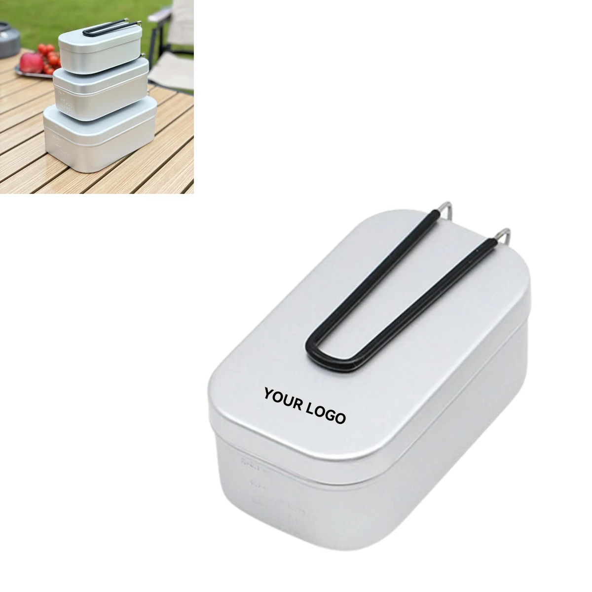 Lightweight Aluminum Lunch Box for Camping 1