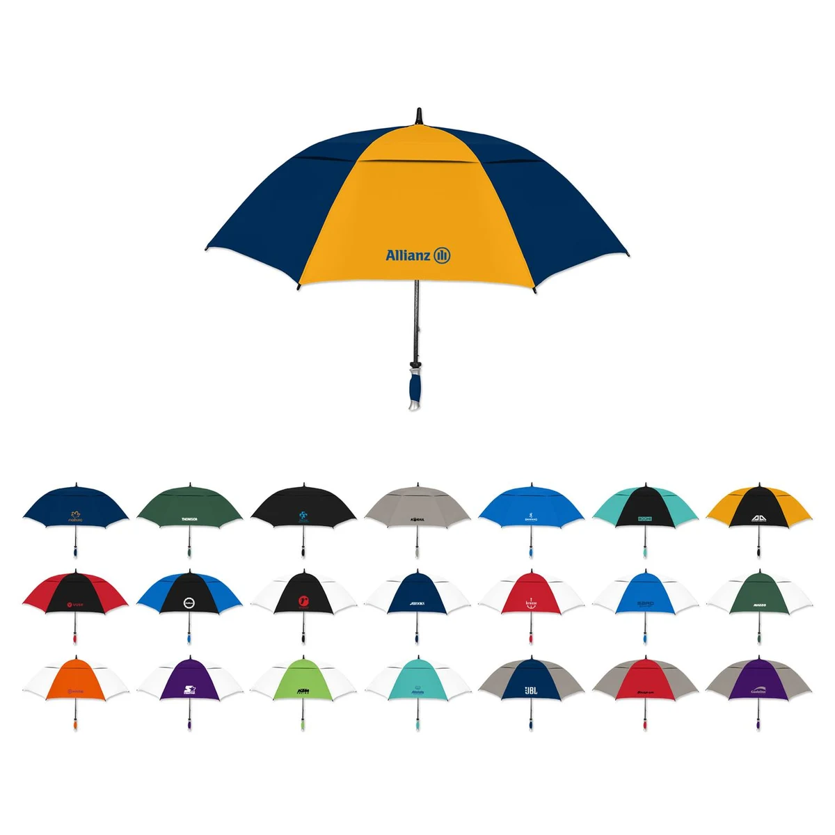 Hurricane Vented Pro Golf Umbrella 1