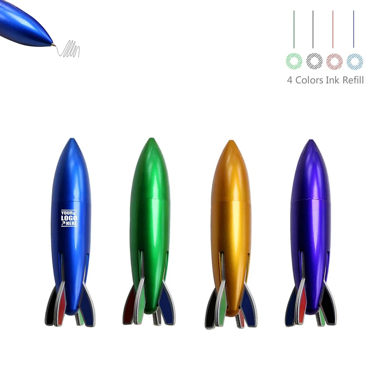 Four Color Rocket Pen 1