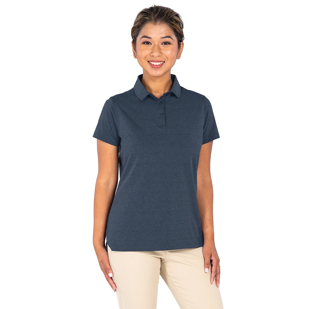 Women's Heathered Eco-Logic Stretch Polo 1