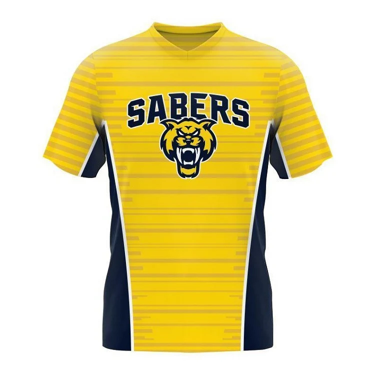 Short Sleeve V Neck (Full Dye Sublimation)#500001 1