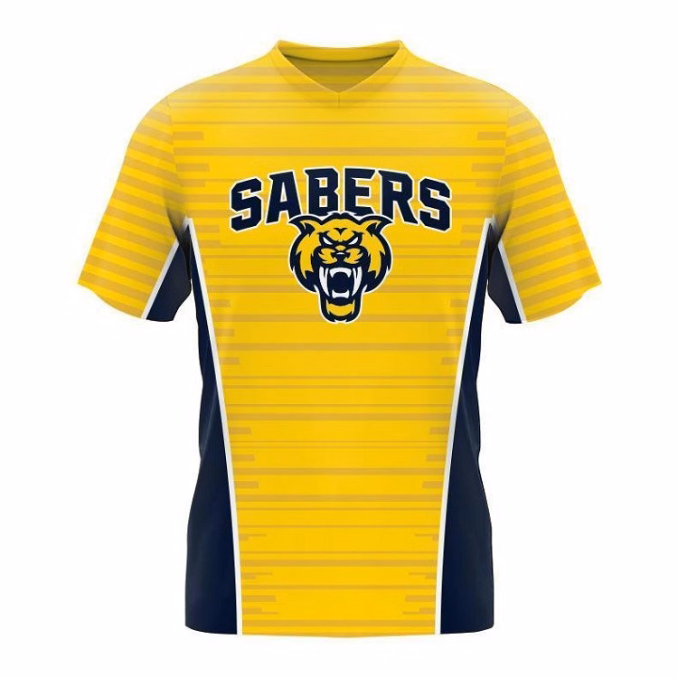 Short Sleeve V Neck (Full Dye Sublimation)#500001