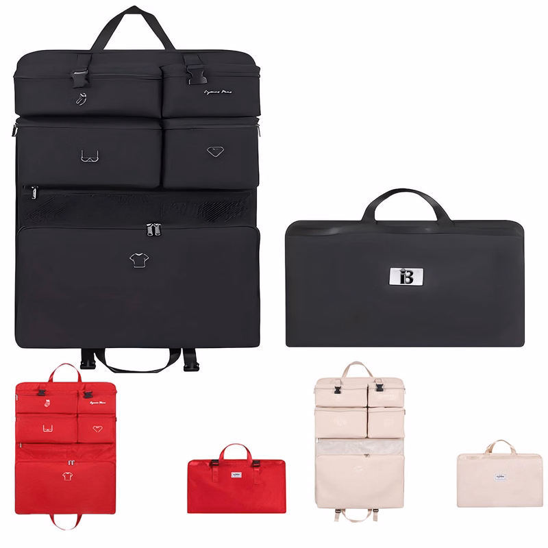 Portable Travel Organizer for Clothes, Lingerie & Accessorie