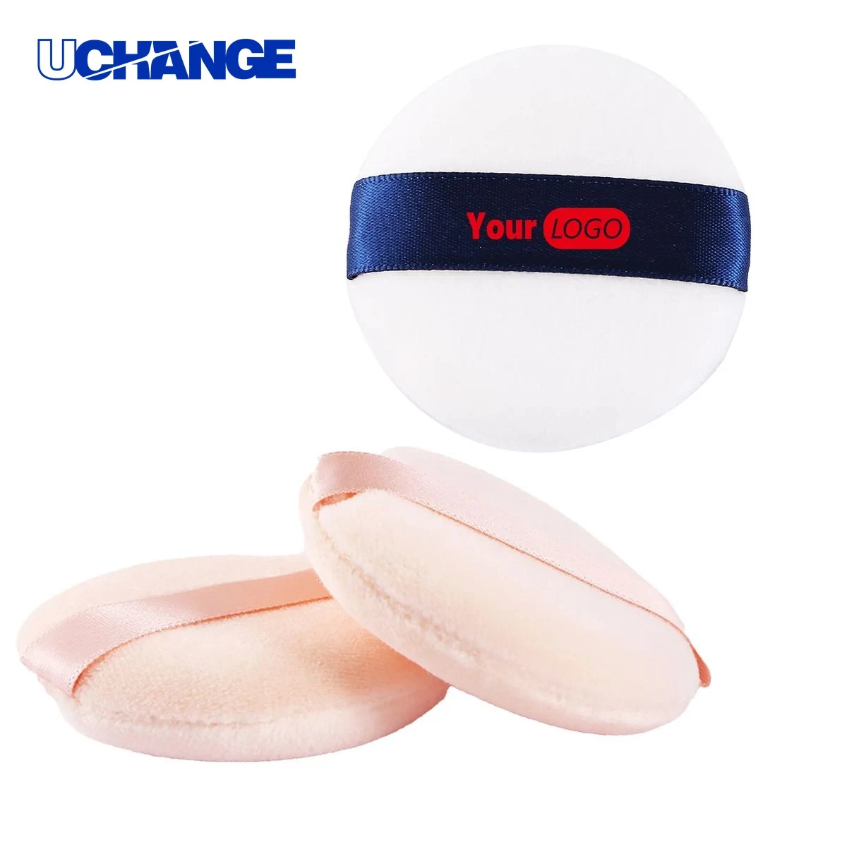 Round Velour Makeup Powder Puff 1