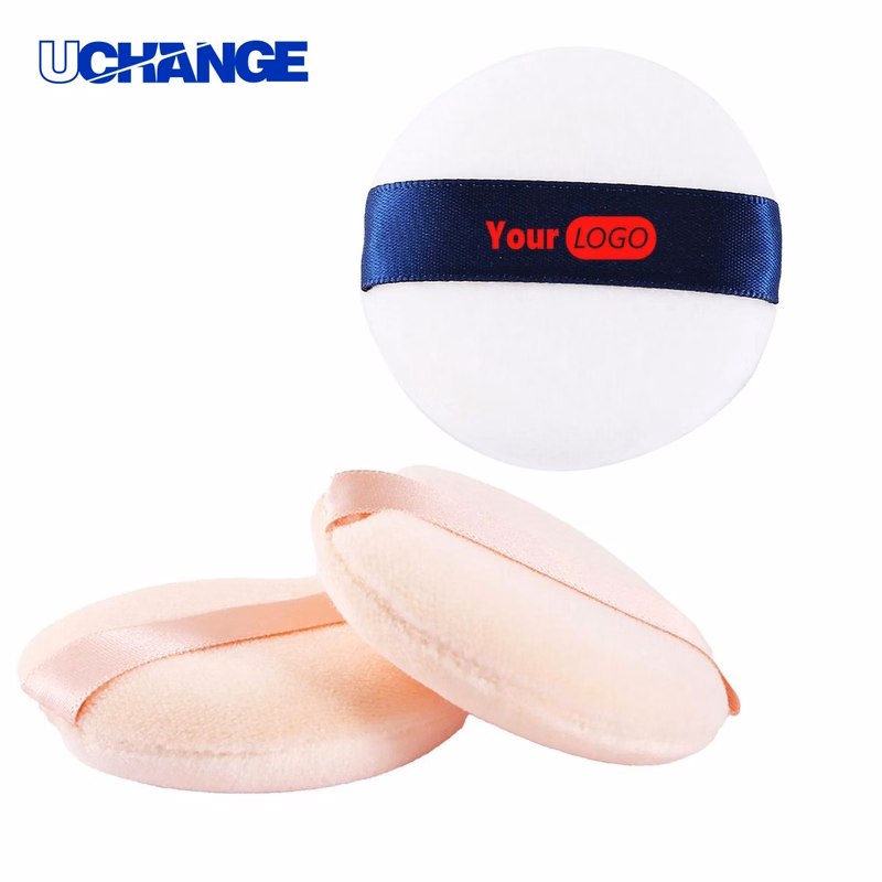 Round Velour Makeup Powder Puff