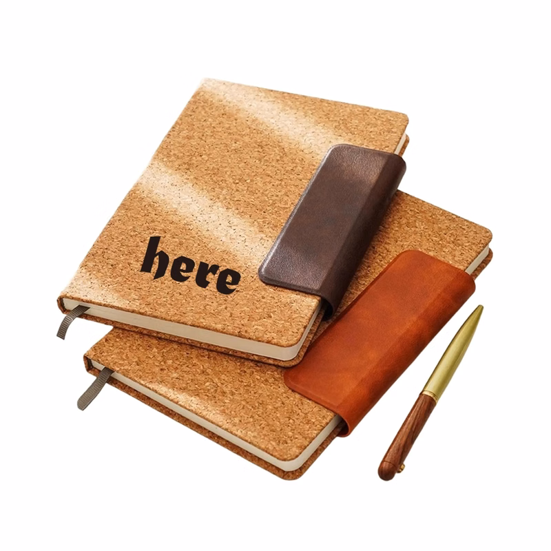 Eco Wood A5 Notebook Cork Unique