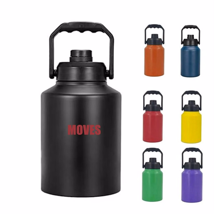 64Oz Insulated Water Bottle With Ergonomic Handle