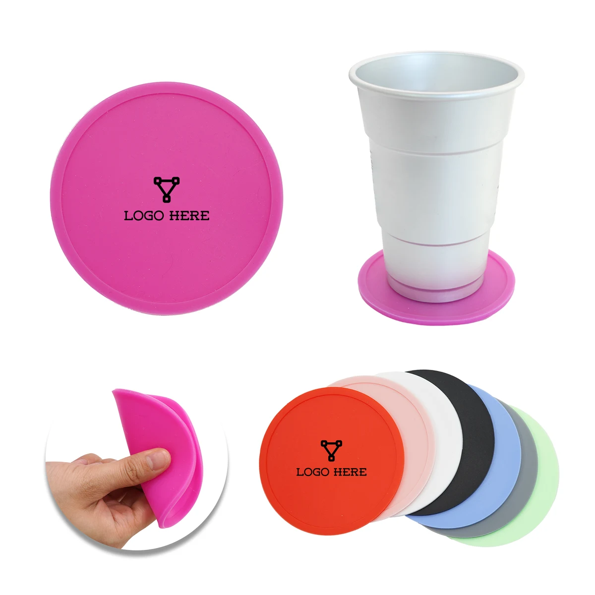 Heat Resistant Non-Slip Silicone Cup Mat 1