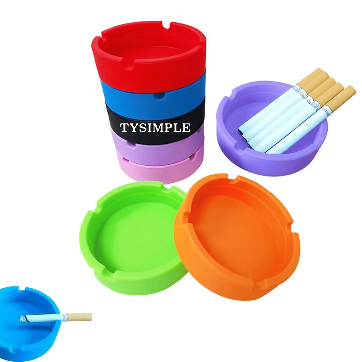 Plastic Ashtrays for Cigarettes and Cigars 1