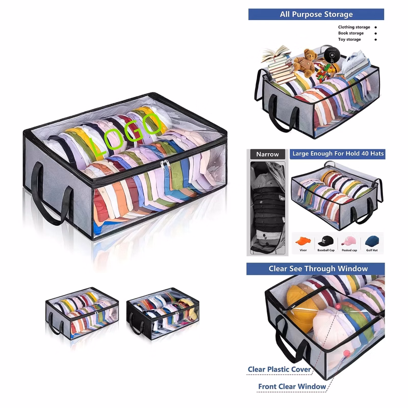 Collapsible Baseball Cap Storage Box