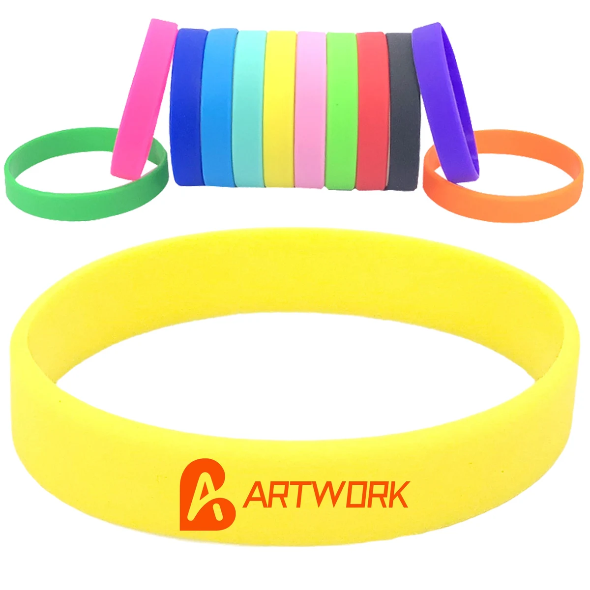 Sports Colorful Silicone Wristband 1