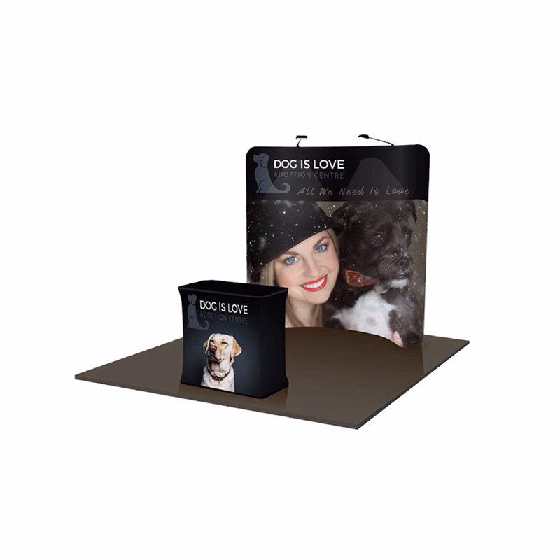 Tension Fabric Display Curved (8ft x 10ft)