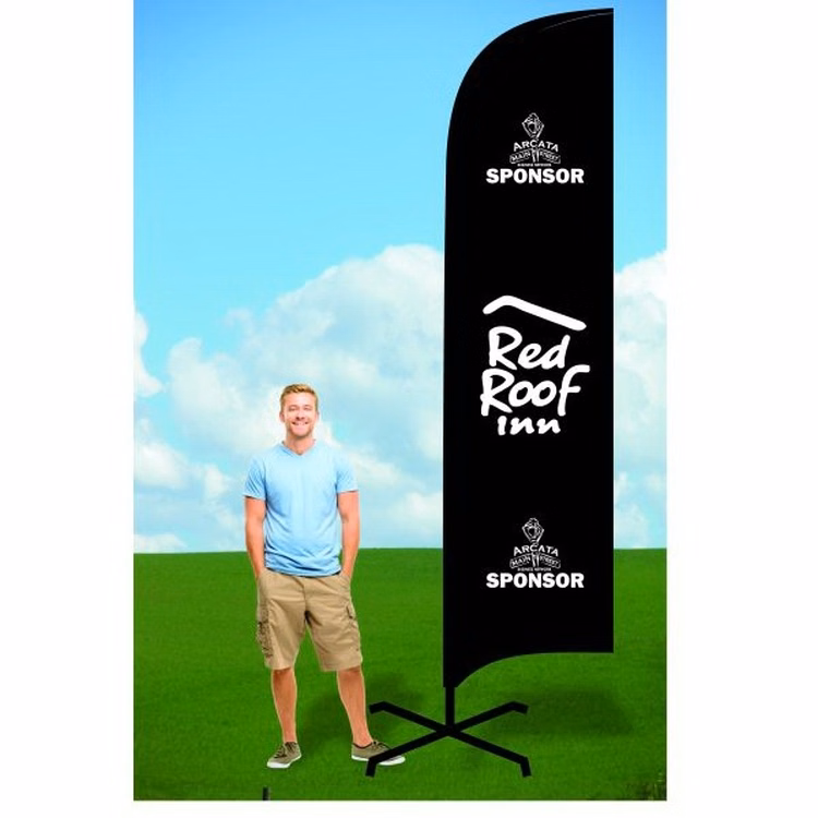 11ft Custom Flag with X Stand-single