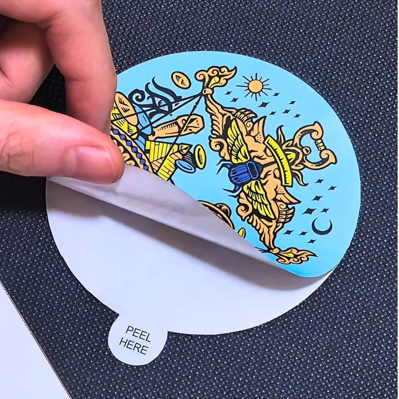 Easy Peel Die Cut Stickers