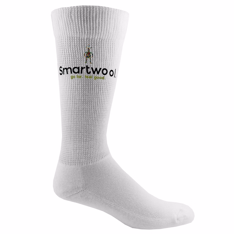 Non Binding Ultra-Dri Crew Socks with Oversized DTF