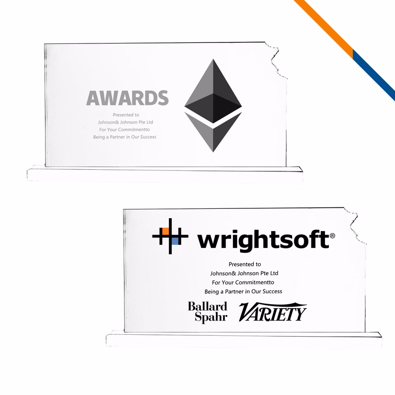 Ficney Kansas Crystal Award